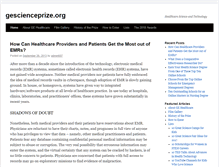 Tablet Screenshot of gescienceprize.org